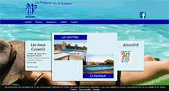 Desktop Screenshot of piscines-28degres.com